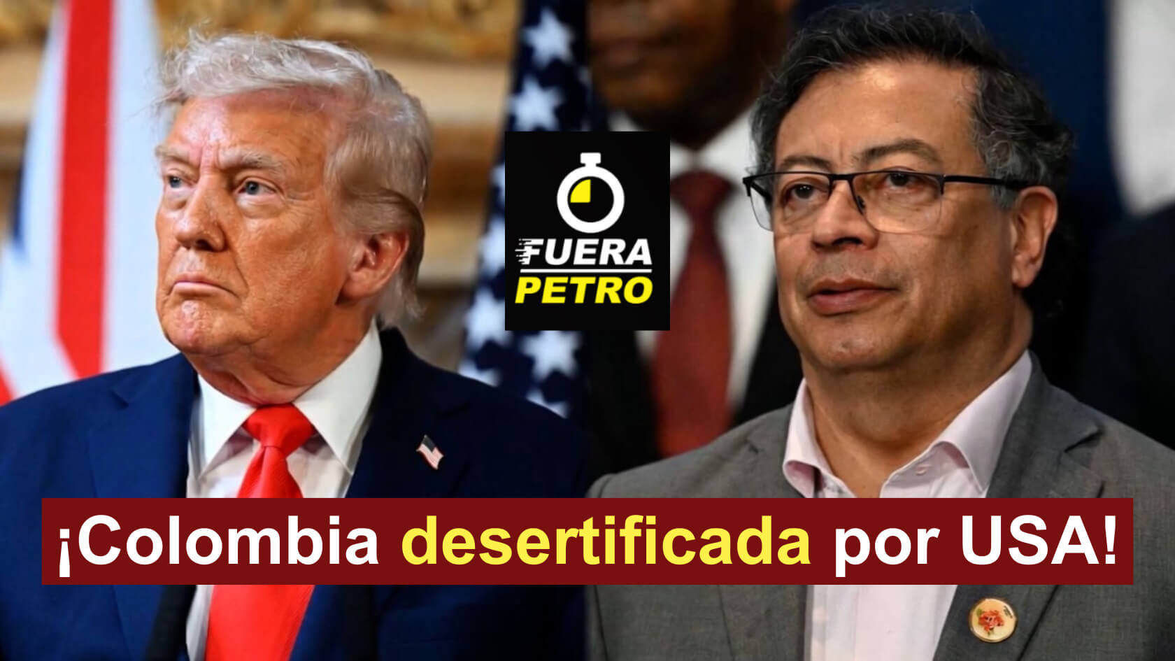 Colombia desertificada por USA