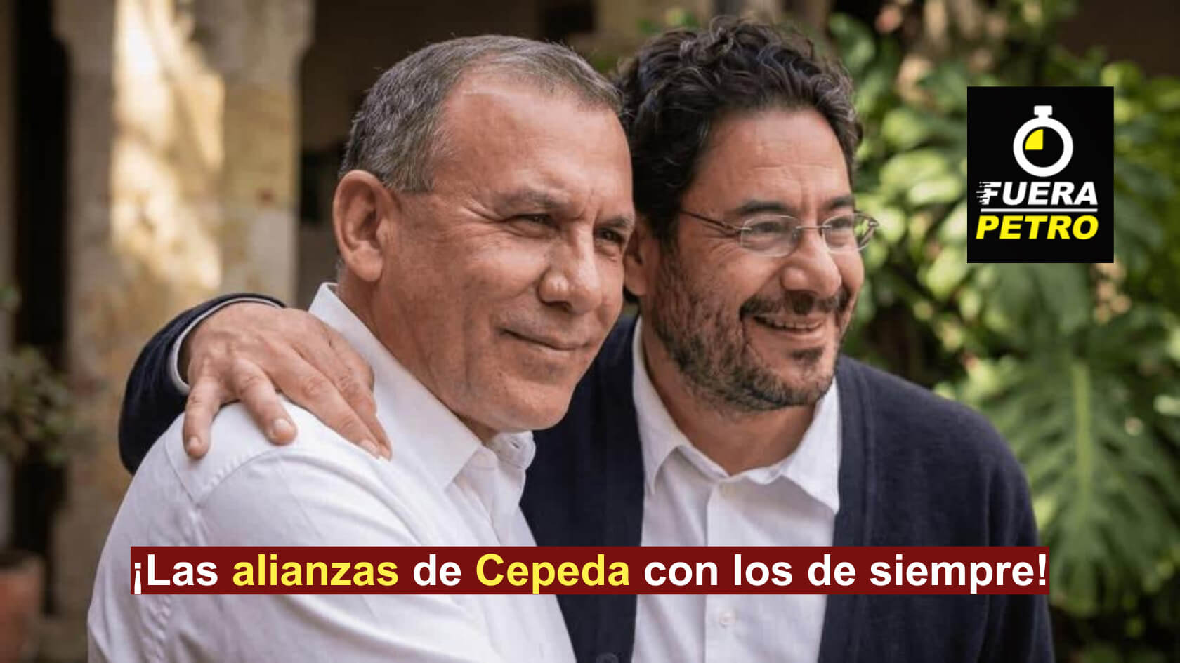 ¡Las alianzas de Cepeda con los de siempre!